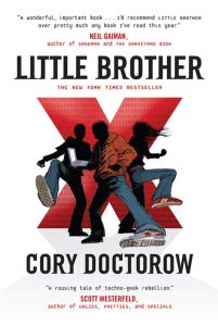 Book cover of "Little Brother" by Cory Doctorow.